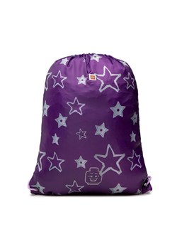 Worek LEGO Drawstring Bag 10034-2106 Fioletowy ze sklepu eobuwie.pl w kategorii Plecaki dla dzieci - zdjęcie 181330511
