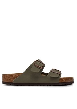 Klapki Birkenstock Arizona Birko-Flor nubuk 0151211 Szary ze sklepu eobuwie.pl w kategorii Klapki męskie - zdjęcie 181330563