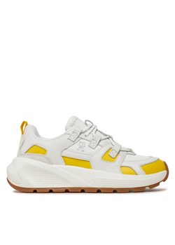 Sneakersy Tommy Hilfiger Th Premium Runner Mix FW0FW07651 Biały ze sklepu eobuwie.pl w kategorii Buty sportowe damskie - zdjęcie 181330593