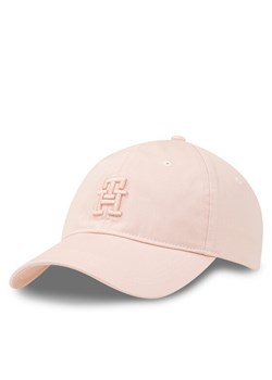 Czapka z daszkiem Tommy Hilfiger Beach Summer Soft Cap AW0AW16170 Różowy ze sklepu eobuwie.pl w kategorii Czapki z daszkiem damskie - zdjęcie 181330702