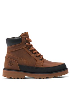 Trapery Timberland Courma Kid Boot W/ Rand TB0A5XJ9F131 Brązowy ze sklepu eobuwie.pl w kategorii Buty zimowe dziecięce - zdjęcie 181330792