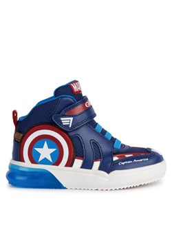 Sneakersy Geox MARVEL J Grayjay Boy J369YC 0FU50 C0735 S Granatowy - id: 0000302566600 - marki Geox - 181330840 Sneakersy Geox MARVEL J Grayjay Boy J369YC 0FU50 C0735 S Granatowy ze sklepu eobuwie.pl w kategorii Buty sportowe dziecięce - zdjęcie 181330840
