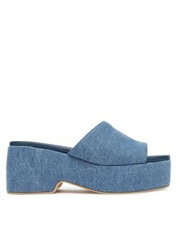 Klapki Pollini SA28248I0MTQ0707 Niebieski ze sklepu eobuwie.pl w kategorii Klapki damskie - zdjęcie 181330930