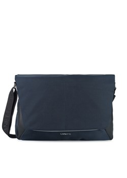 Torba na laptopa Lanetti LAN-N-011-05 Granatowy ze sklepu eobuwie.pl w kategorii Torby męskie - zdjęcie 181330944