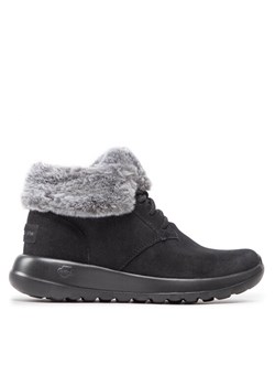 Botki Skechers On The Go Joy 144042/BKGY Czarny ze sklepu eobuwie.pl w kategorii Botki - zdjęcie 181331150