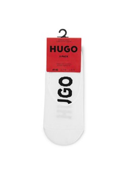 Skarpety stopki męskie Hugo 50491244 Biały ze sklepu eobuwie.pl w kategorii Skarpetki męskie - zdjęcie 181331213
