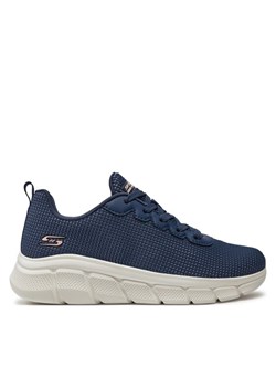 Sneakersy Skechers Bobs B Flex-Visionary Essence 117346/NVY Granatowy ze sklepu eobuwie.pl w kategorii Buty sportowe damskie - zdjęcie 181331222