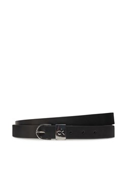 Pasek Damski Calvin Klein Ck Loop Rnd Buckle 2.5_Smooth K60K612936 Czarny ze sklepu eobuwie.pl w kategorii Paski damskie - zdjęcie 181331643