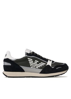 Sneakersy Emporio Armani X4X537 XM678 Q446 Khaki ze sklepu eobuwie.pl w kategorii Buty sportowe męskie - zdjęcie 181331734