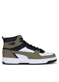Sneakersy Puma REBOUND-JOY-JR 37468715 Khaki ze sklepu eobuwie.pl w kategorii Buty sportowe dziecięce - zdjęcie 181332173
