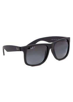 Okulary przeciwsłoneczne Ray-Ban Justin Classic 0RB4165 622/T3 Czarny ze sklepu eobuwie.pl w kategorii Okulary przeciwsłoneczne męskie - zdjęcie 181332232