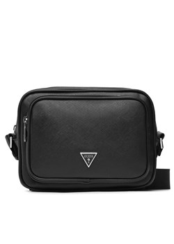 Saszetka Guess Cestosa Saffiano Smart HMECSA P3229 Czarny ze sklepu eobuwie.pl w kategorii Saszetki - zdjęcie 181332472