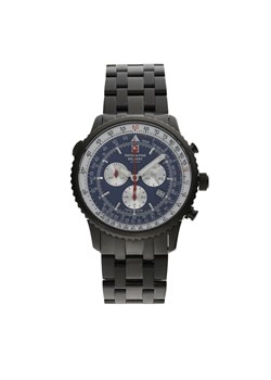 Zegarek Swiss Alpine Military 7078.9175 Czarny ze sklepu eobuwie.pl w kategorii Zegarki - zdjęcie 181332482