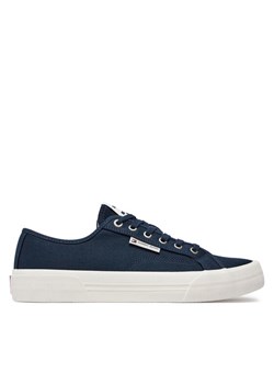 Tenisówki Tommy Jeans Tjm Lace Up Canvas Color EM0EM01365 Granatowy ze sklepu eobuwie.pl w kategorii Trampki męskie - zdjęcie 181332634