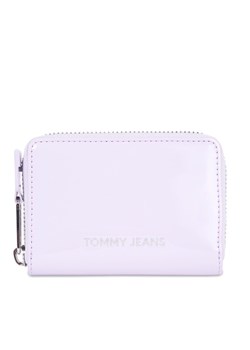 Mały Portfel Damski Tommy Jeans Tjw Ess Must Small Za Patent AW0AW15935 Fioletowy ze sklepu eobuwie.pl w kategorii Portfele damskie - zdjęcie 181332940