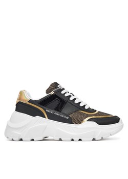 Sneakersy Versace Jeans Couture 78VA3SC4 Czarny ze sklepu eobuwie.pl w kategorii Buty sportowe damskie - zdjęcie 181332960