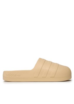 Klapki adidas adifom adilette Slides GZ2632 Beżowy ze sklepu eobuwie.pl w kategorii Klapki damskie - zdjęcie 181333461