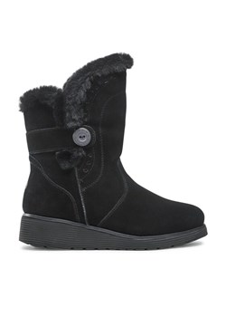 Botki Skechers Cozy Peak 49811/BLK Czarny ze sklepu eobuwie.pl w kategorii Śniegowce damskie - zdjęcie 181333741