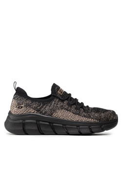 Sneakersy Skechers BOBS SPORT Fall Sparks 117113/BKGD Czarny ze sklepu eobuwie.pl w kategorii Buty sportowe damskie - zdjęcie 181333752