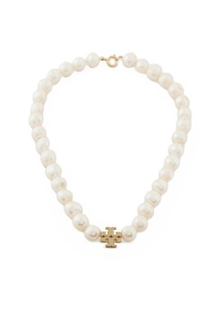 Naszyjnik Tory Burch Kira Pearl Necklace 157964 Złoty ze sklepu eobuwie.pl w kategorii Naszyjniki - zdjęcie 181333871