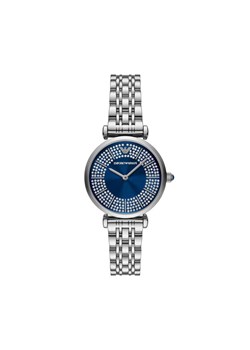 Zegarek Emporio Armani Gianni T-Bar AR11627 Srebrny ze sklepu eobuwie.pl w kategorii Zegarki - zdjęcie 181334101