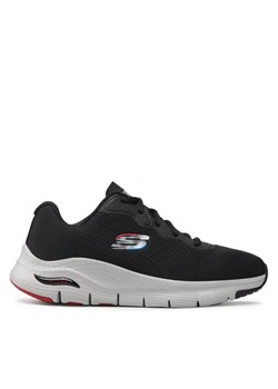 Sneakersy Skechers Infinity Cool 232303/BLK Czarny ze sklepu eobuwie.pl w kategorii Buty sportowe męskie - zdjęcie 181334612