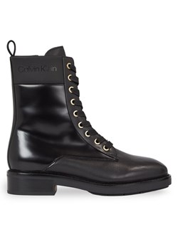 Trapery Calvin Klein Rubber Sole Combat Boot Lg Wl HW0HW01715 Czarny ze sklepu eobuwie.pl w kategorii Workery damskie - zdjęcie 181334693