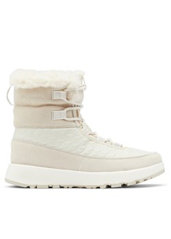 Śniegowce Columbia Slopeside Peak Luxe 2104991 Écru ze sklepu eobuwie.pl w kategorii Śniegowce damskie - zdjęcie 181334810