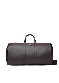 Torba podróżna Guess Certosa Saffiano Smart Travel TMECSA P3236 Bordowy ze sklepu eobuwie.pl w kategorii Torby podróżne - zdjęcie 181335011