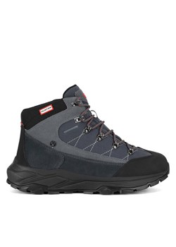 Trekkingi Hunter H1-060 Szary ze sklepu eobuwie.pl w kategorii Buty trekkingowe męskie - zdjęcie 181335154