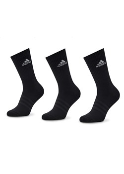 Skarpety wysokie unisex adidas Cushioned Crew Socks 3 Pairs IC1310 Czarny ze sklepu eobuwie.pl w kategorii Skarpetki męskie - zdjęcie 181335322
