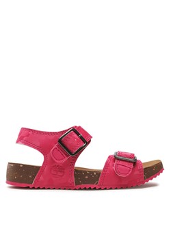 Sandały Timberland Castle Island 2 Strap TB0A2AQ4CX3 Różowy ze sklepu eobuwie.pl w kategorii Sandały dziecięce - zdjęcie 181335544