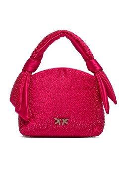 Torebka PINKO Knots Mini Pouch PE 24 PLTT 102770 A1KJ Czerwony ze sklepu eobuwie.pl w kategorii Kuferki - zdjęcie 181335574