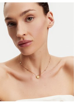 Naszyjnik Guess JUBN05 135JW Złoty ze sklepu eobuwie.pl w kategorii Naszyjniki - zdjęcie 181335710