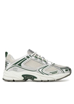 Sneakersy Tommy Jeans Archive'97 Metallic EN0EN02796 Zielony ze sklepu eobuwie.pl w kategorii Buty sportowe damskie - zdjęcie 181335772