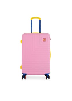 Walizka średnia Semi Line T5941-2 Różowy ze sklepu eobuwie.pl w kategorii Walizki - zdjęcie 181335822