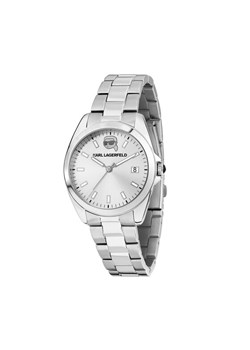 Zegarek KARL LAGERFELD R0553101517 Srebrny ze sklepu eobuwie.pl w kategorii Zegarki - zdjęcie 181335873