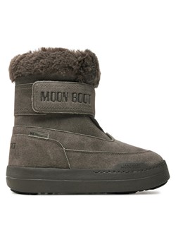 Śniegowce Moon Boot Junior Park Dtrap Boot Suede 80D3440040 Szary ze sklepu eobuwie.pl w kategorii Buty zimowe dziecięce - zdjęcie 181335903