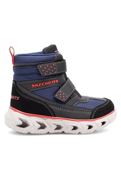 Śniegowce Skechers 405052N/NVBK Granatowy ze sklepu eobuwie.pl w kategorii Buty zimowe dziecięce - zdjęcie 181336271