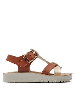 Sandały Geox J Sandal Costarei Gi J45EAG 05404 C5B2U M Beżowy ze sklepu eobuwie.pl w kategorii Sandały dziecięce - zdjęcie 181336324