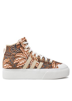 Trampki adidas Bravada 2.0 Mid Platform ID1074 Brązowy ze sklepu eobuwie.pl w kategorii Trampki damskie - zdjęcie 181336463