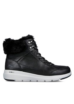 Botki Skechers Glacial Ultra Cozyly 144178/BLK Czarny ze sklepu eobuwie.pl w kategorii Botki - zdjęcie 181336822