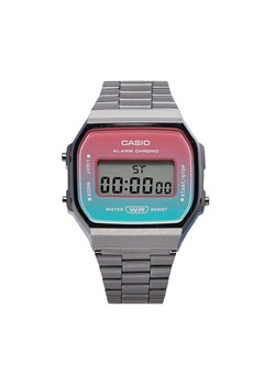 Zegarek Casio A168WERB-2AEF Srebrny ze sklepu eobuwie.pl w kategorii Zegarki - zdjęcie 181336853