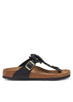 Japonki Birkenstock Gizeh Flowers 1026719 Czarny ze sklepu eobuwie.pl w kategorii Klapki damskie - zdjęcie 181336891