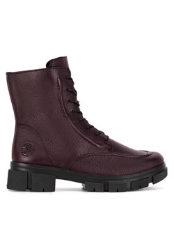 Botki Rieker Y7107-35 Bordowy ze sklepu eobuwie.pl w kategorii Botki - zdjęcie 181336892