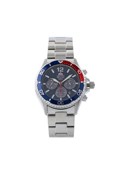 Zegarek Orient Mako Solar RA-TX0201L10B Srebrny ze sklepu eobuwie.pl w kategorii Zegarki - zdjęcie 181337103