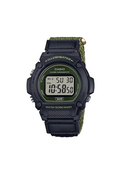 Zegarek Casio W-219HB-3AVEF Czarny ze sklepu eobuwie.pl w kategorii Zegarki - zdjęcie 181337561