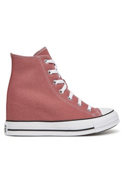 Trampki Converse Chuck Taylor All Star Wedge A13832C Różowy ze sklepu eobuwie.pl w kategorii Trampki damskie - zdjęcie 181337633