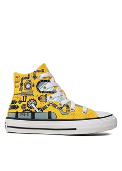 Trampki Converse Chuck Taylor All Star Hi A03576C Żółty ze sklepu eobuwie.pl w kategorii Trampki dziecięce - zdjęcie 181337673