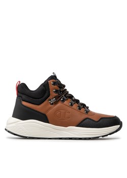 Sneakersy Champion Climb Rx Mid S21924-CHA-MS053 Brązowy ze sklepu eobuwie.pl w kategorii Buty sportowe męskie - zdjęcie 181337820